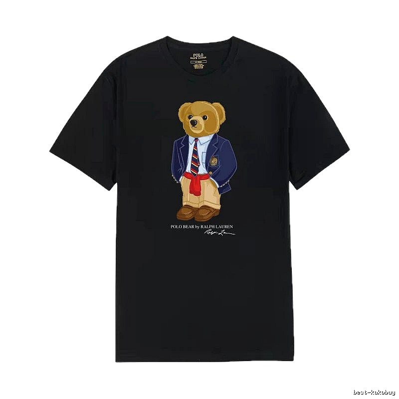 Ralph Lauren Teddy Bear Collection Black T-shirt