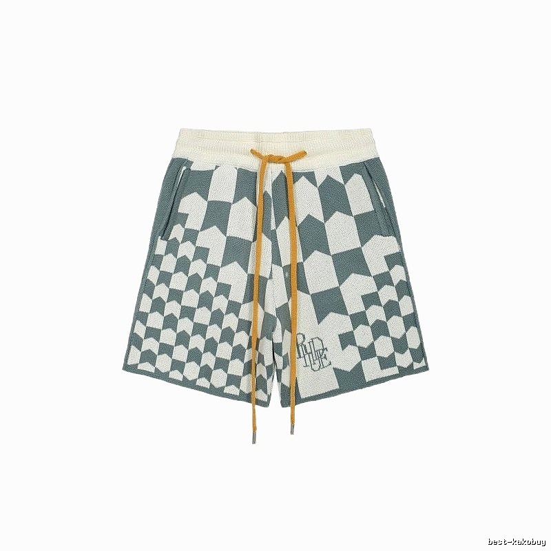 RHUDE Checkered Casual Shorts