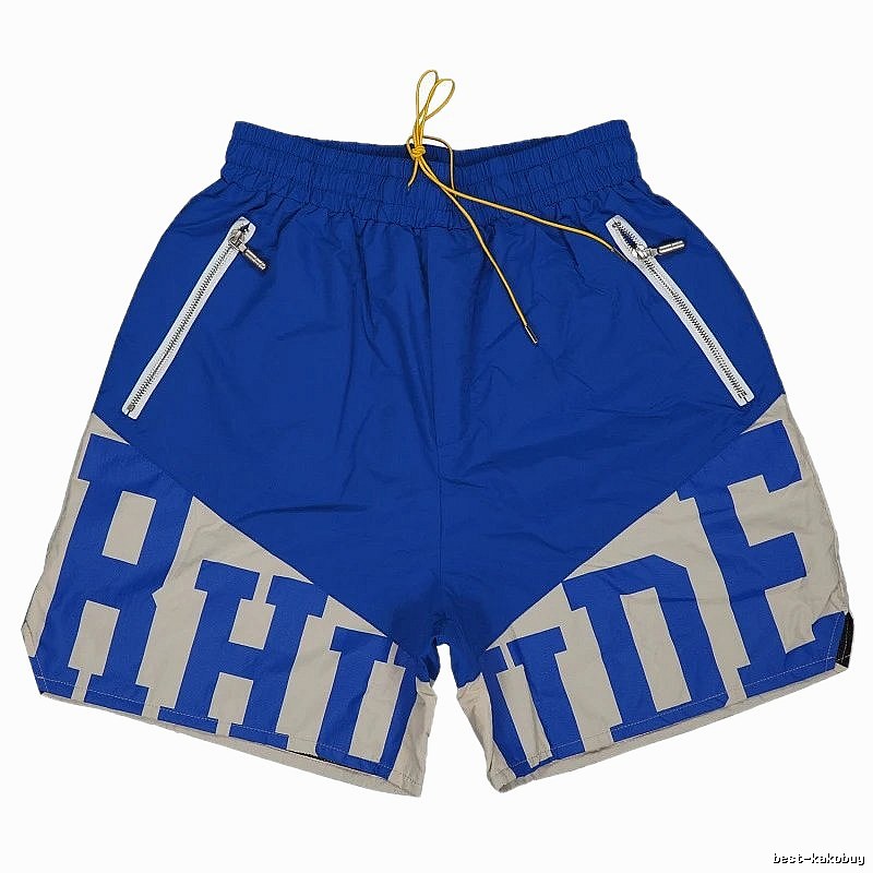 RHUDE Sporty Blue-Gray Shorts
