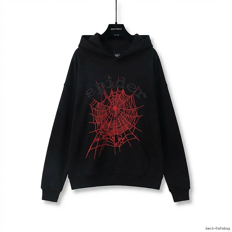 Sp5der cobweb - style black sweatshirt