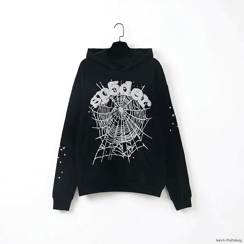 Sp5der Spider Print Black Sweatshirt