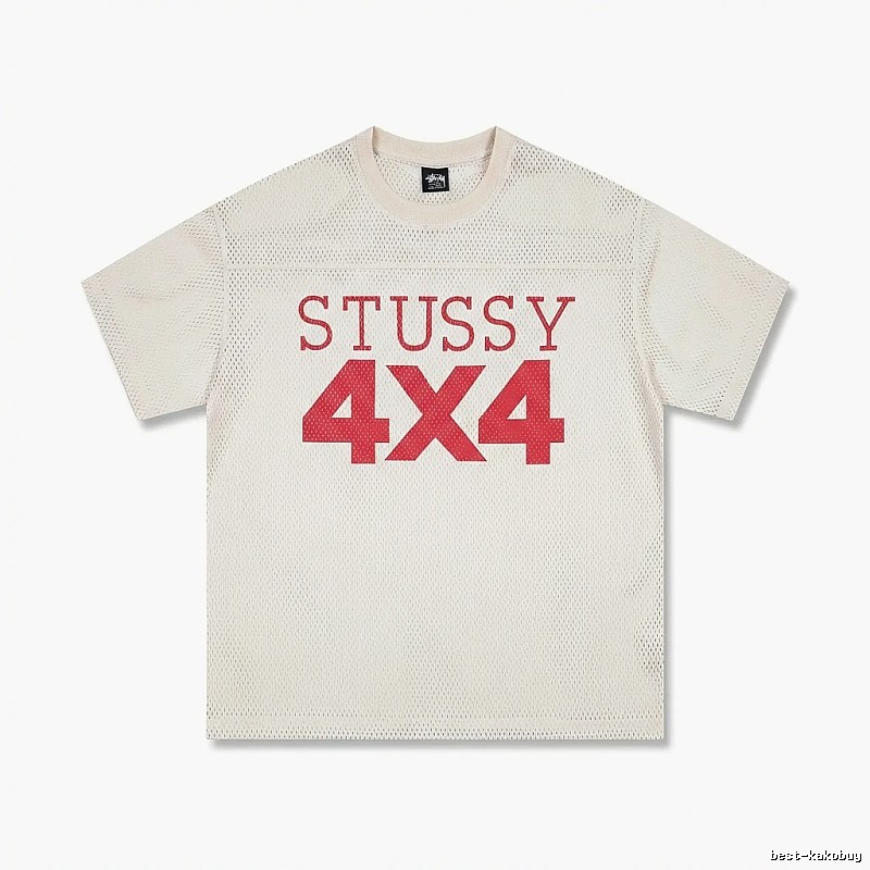 Stussy 4X4 Retro Style White T-shirt