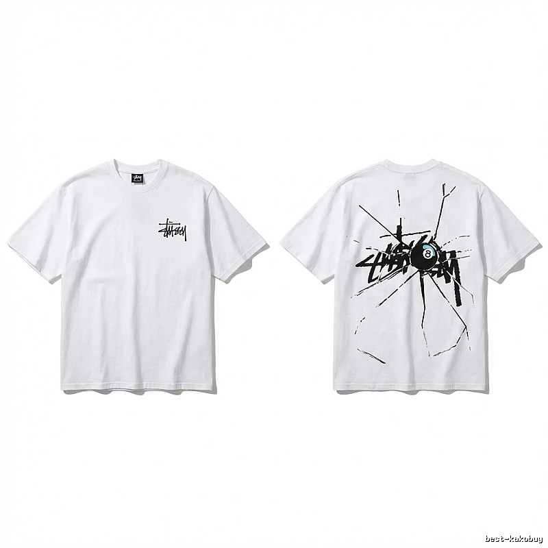 Stussy 8 Ball Style White T-shirt