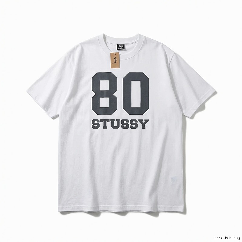 Stussy 80 Series Simple White T-shirt