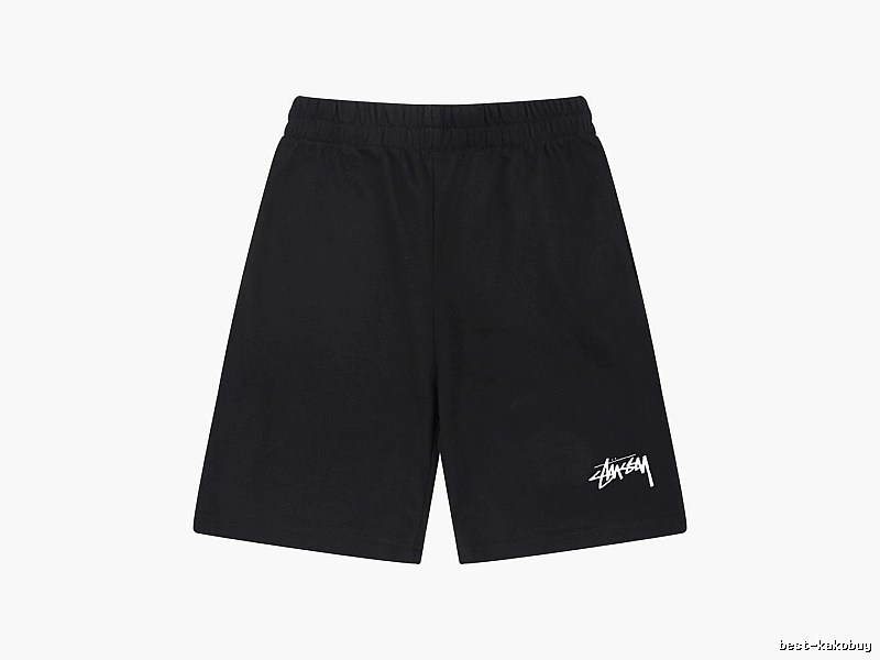 Stussy basic casual black shorts