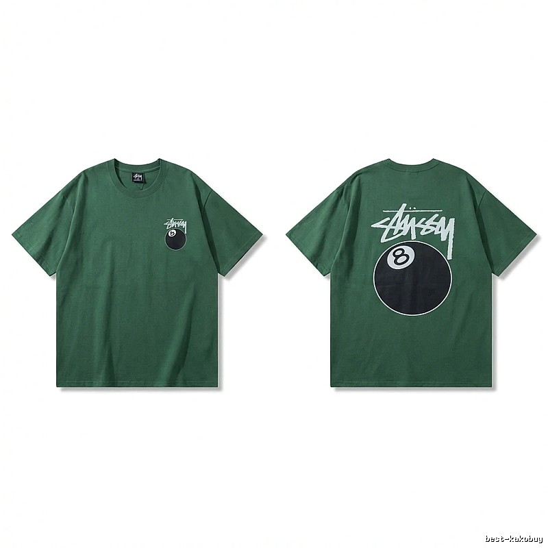 Stussy Black Eight Series Trendy and Cool Style T-shirt