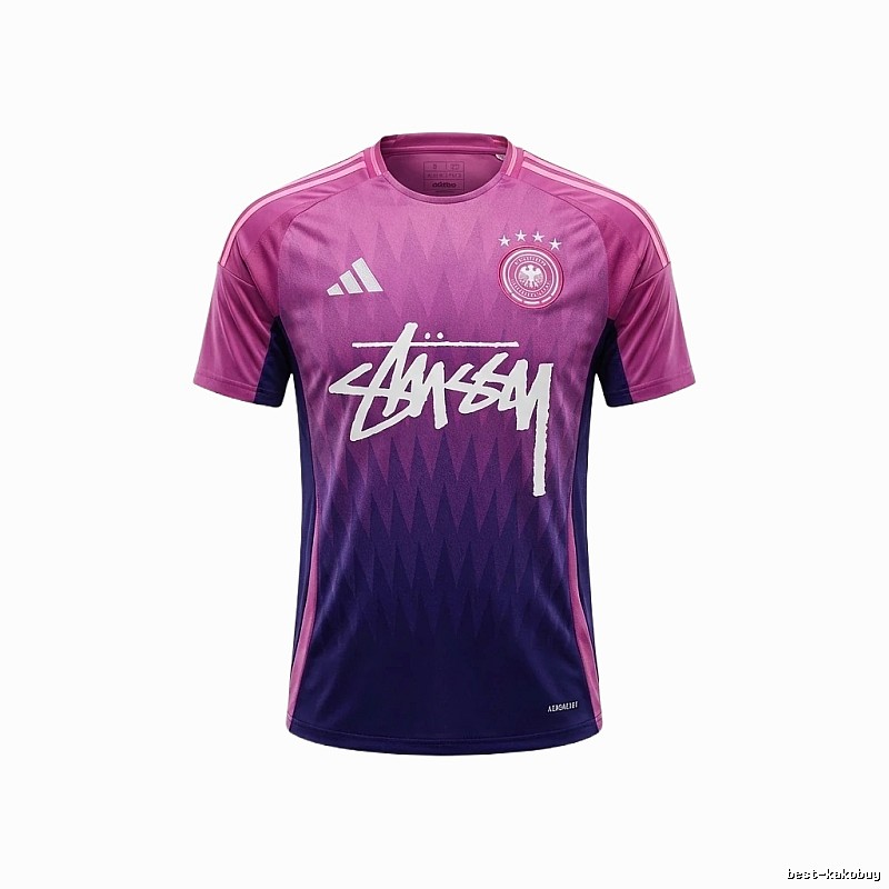 Stussy Gradient Style Pink-Purple T-shirt