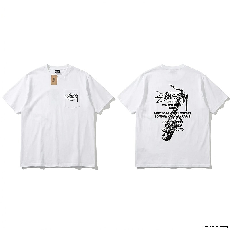 Stussy International Series Simple White T-shirt