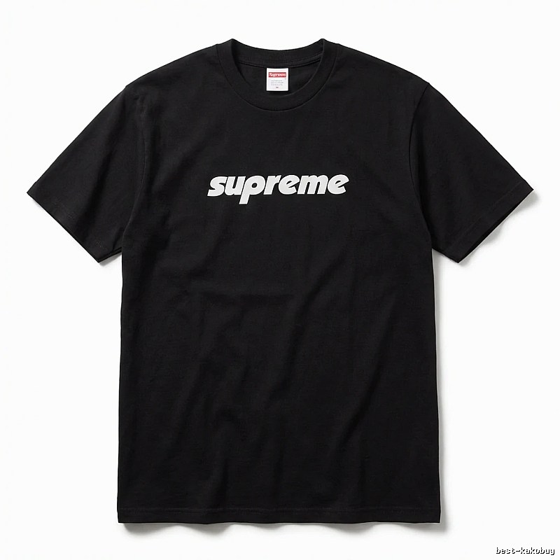 Supreme basic black T-shirt