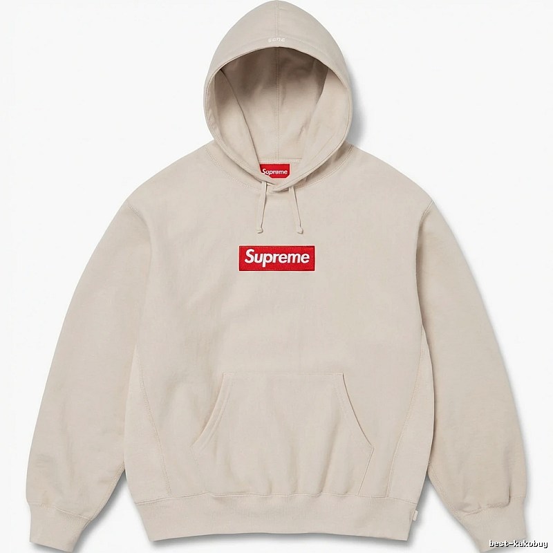 Supreme basic casual style beige hoodie