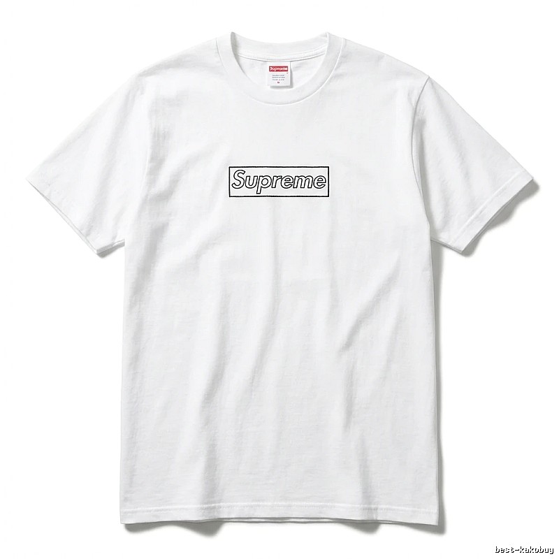 Supreme Basic Simple White T-shirt