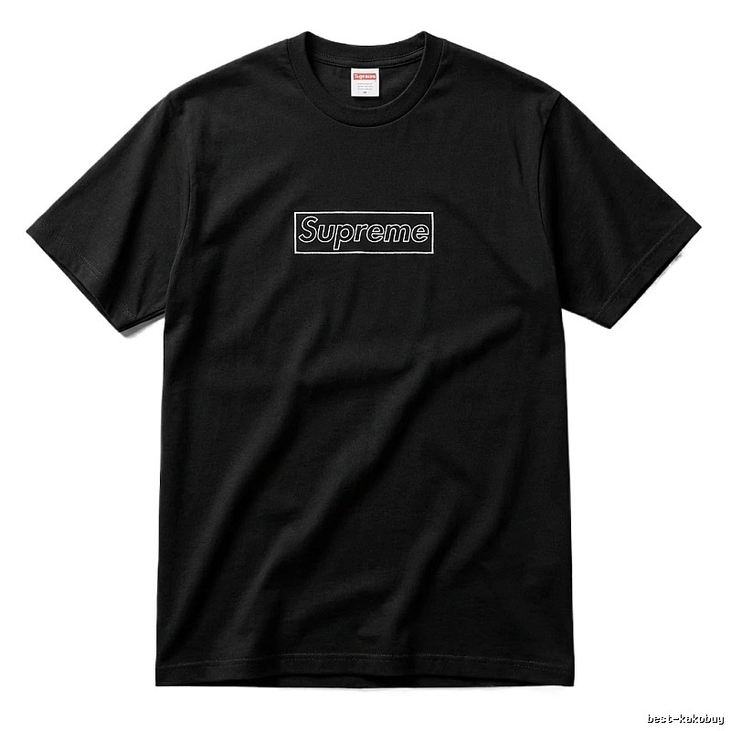 Supreme Basic Style Simple Black T-shirt