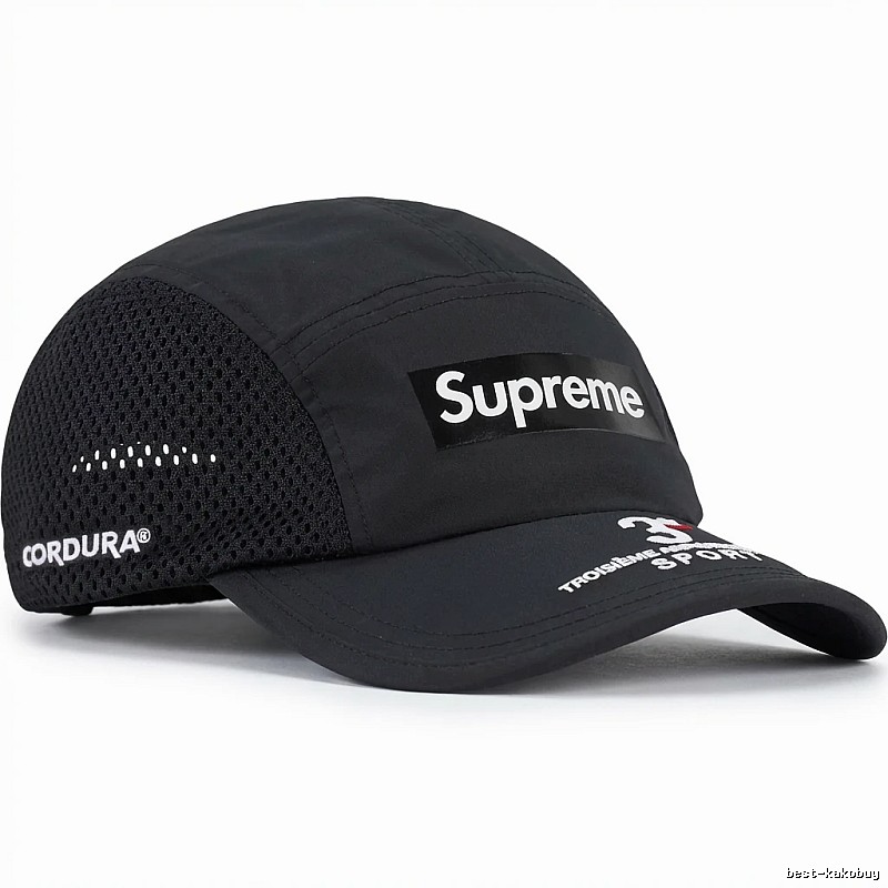 Supreme minimalist style black hat