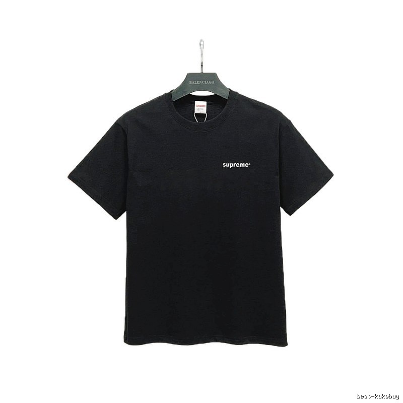Supreme Small Logo Series Street Style Black T-Shirt