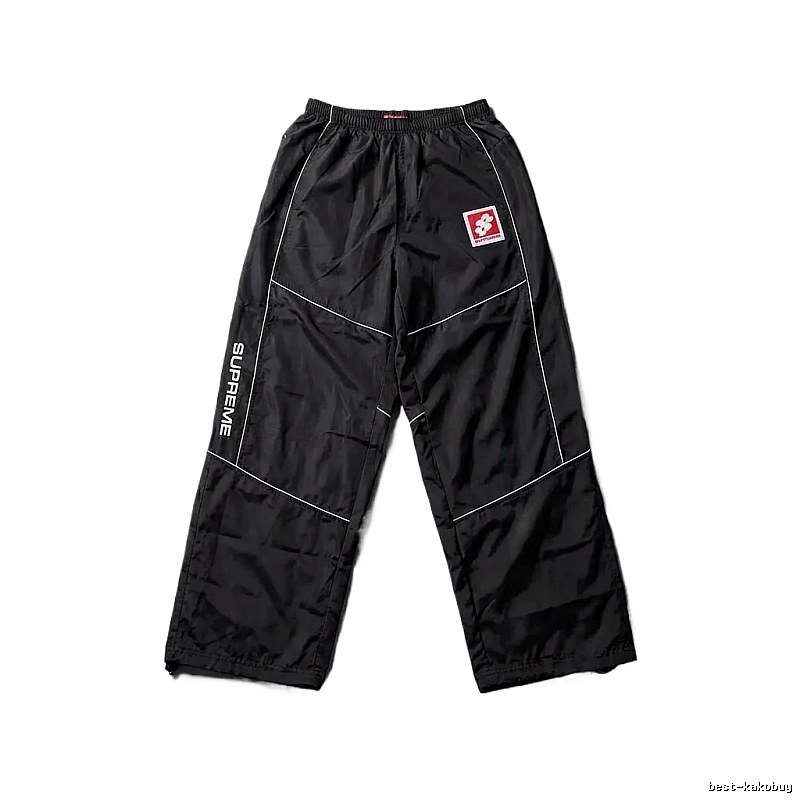 SUPREME sporty black long trousers
