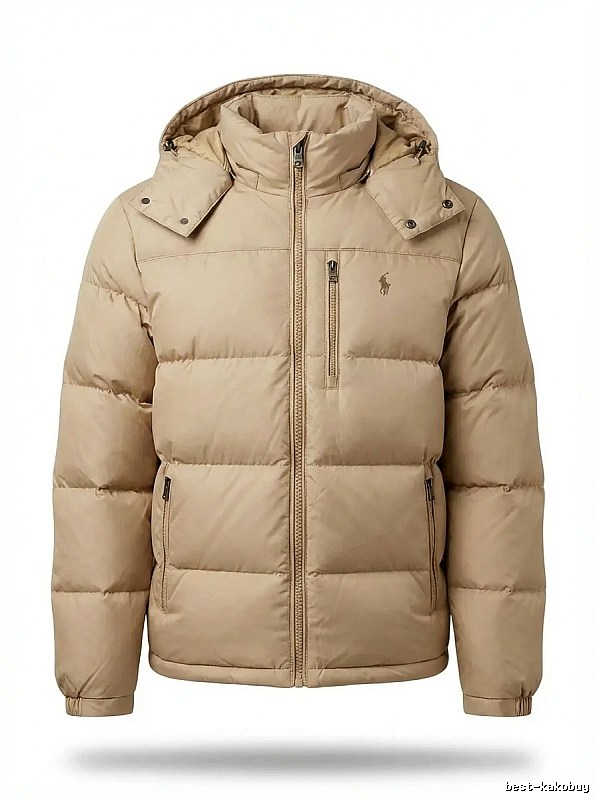 The classic khaki down jacket of Ralph Lauren.