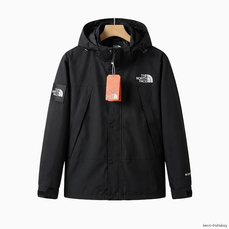 The North Face outdoor-style black coat