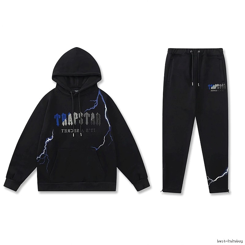 Trapstar Lightning Trendy Cool Black Suit