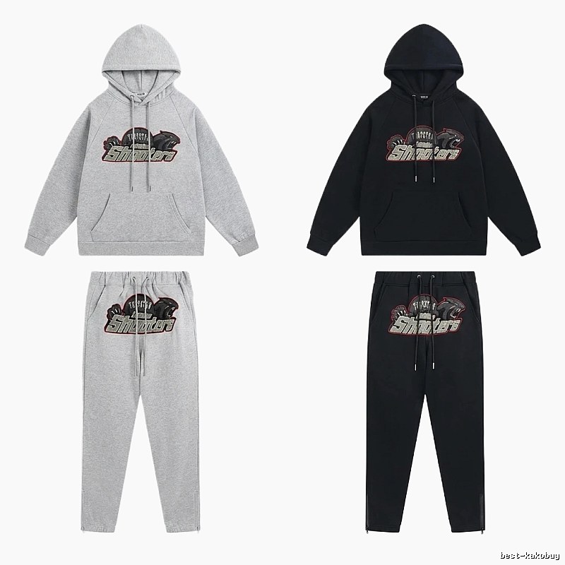 Trapstar sporty grey/black suit set