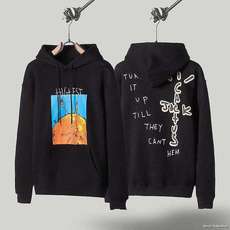 Travis Scott Lightweight Graphic hoodie Green Printed Graphics for Trend Styling