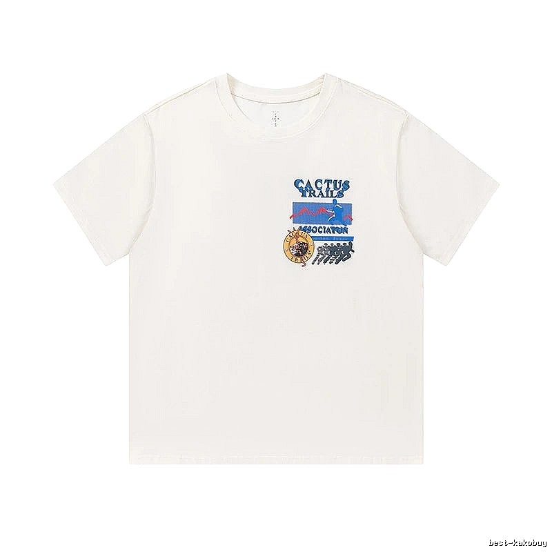 Travis Scott Patterned Graphic T-shirt Brown Travis Scott with Signature Styling
