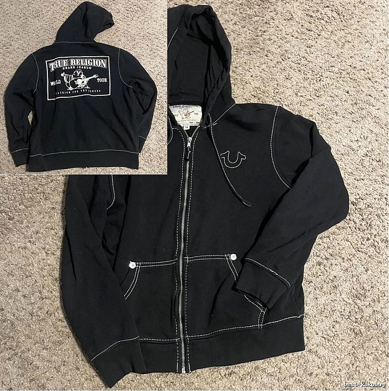 True Religion Classic Zip hoodie Black True Religion for Daily Styling