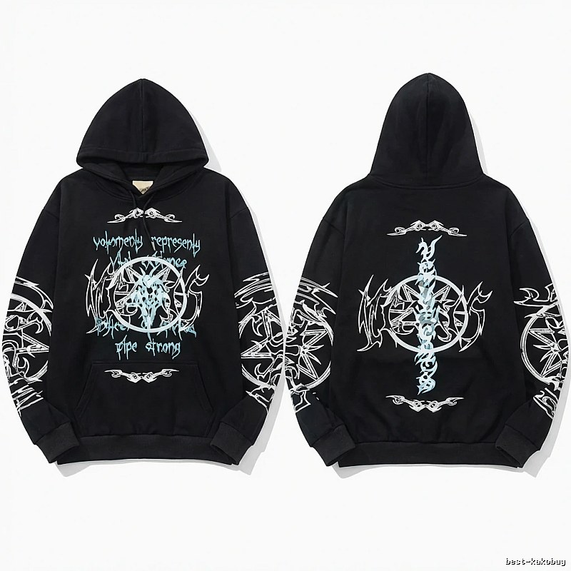 Vetements dark style black sweatshirt