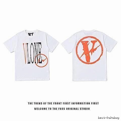 Vlone Logo Detail Logo T-shirt Black Purple Vlone with Functional Detail
