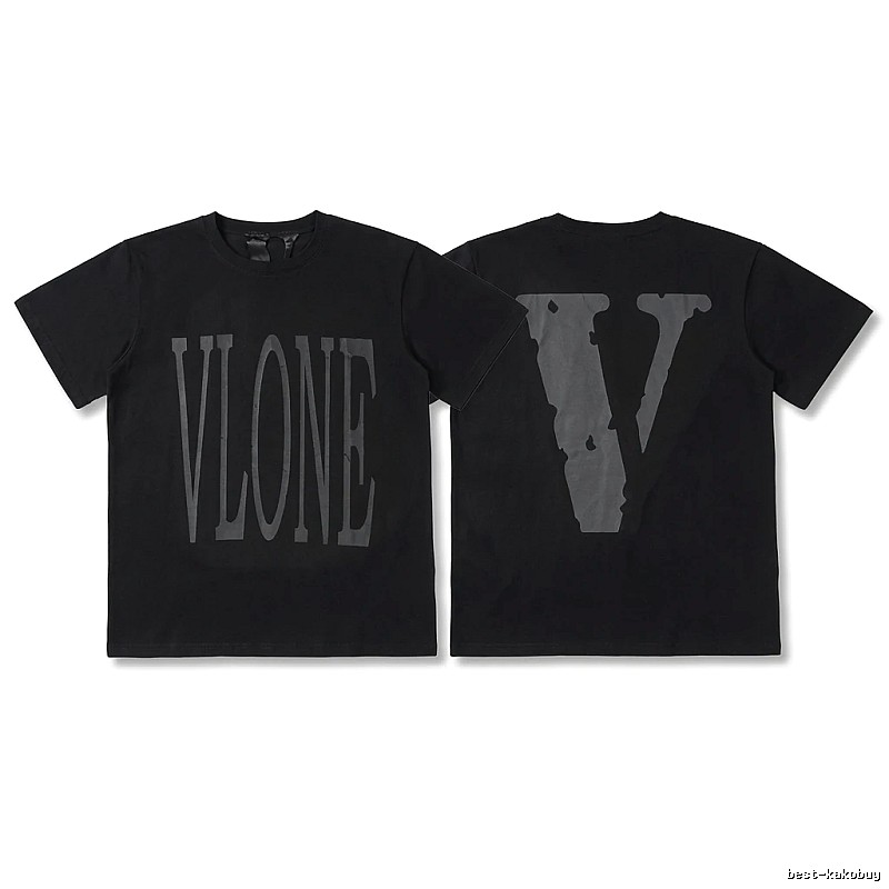Vlone minimalist style black T-shirt