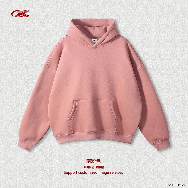 Weekend Pullover hoodie Navy Blank Kangaroo for Seasonal Looks