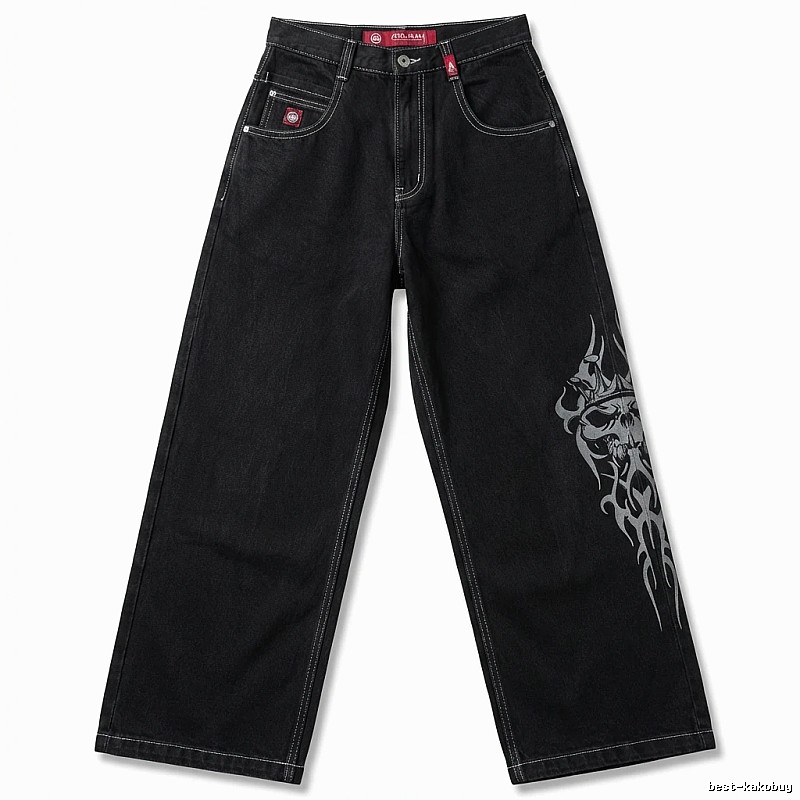 Y2K style black jeans