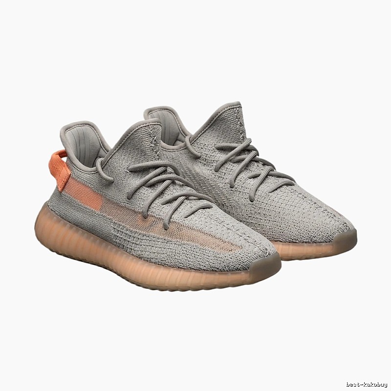 YEEZY 350 V2 casual style grey and orange