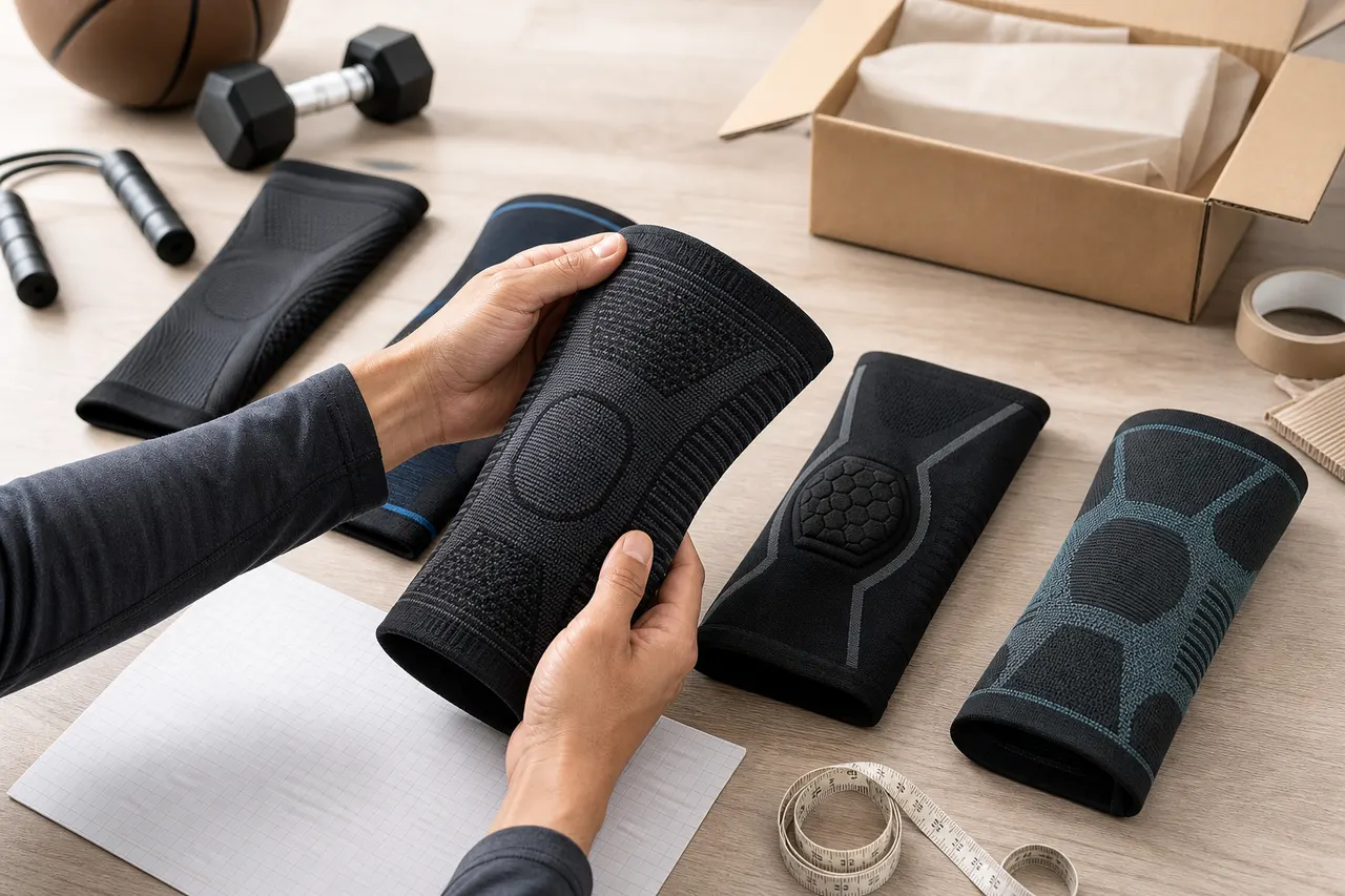 Kakobuy Spreadsheet Guide to Sports Knee Sleeves visual guide for kakobuy
